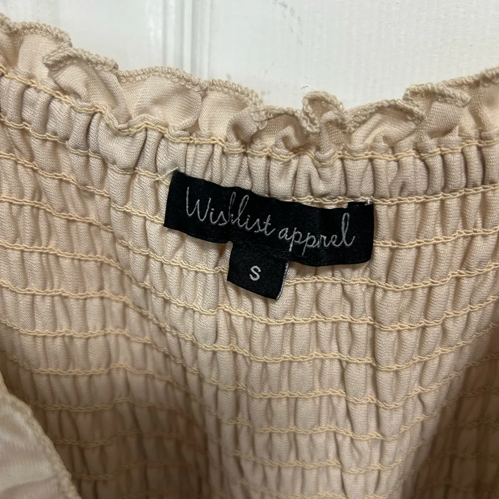 Wishlist Apparel Chic Beige Maxi Dress - Image 3