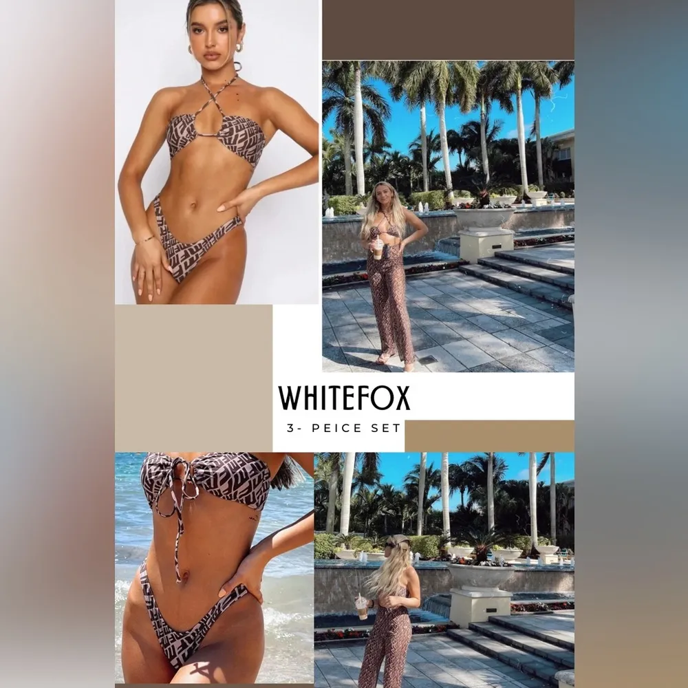 WHITEFOX BIKINI 3 PEICE SET S - Image 8