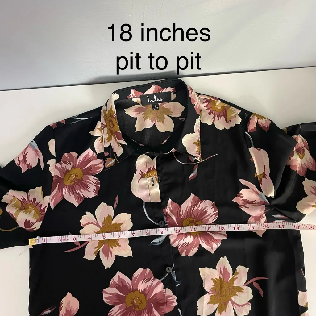 Lulus Mary Anne Black Floral Print Midi Shirt Dress - Image 7