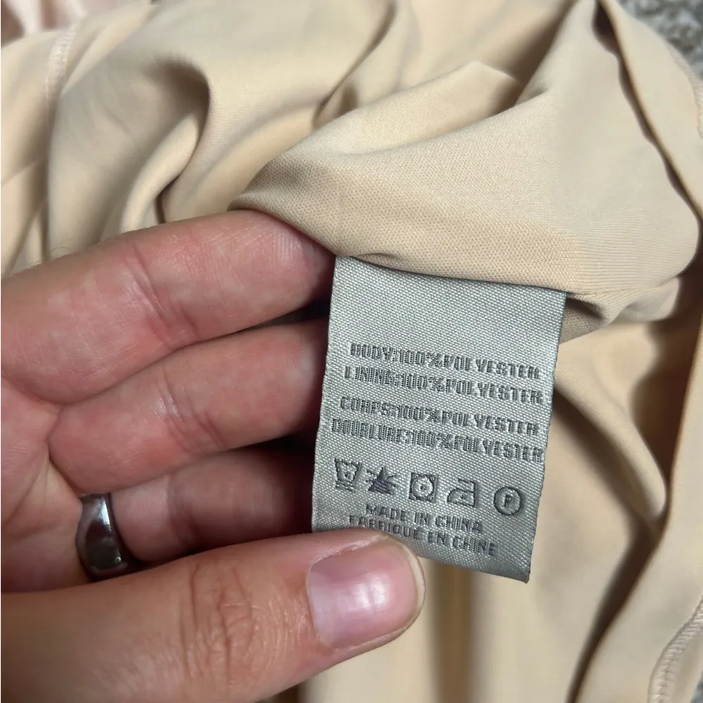 NWOT Charlie Paige Blush Pale Pink Ruffle Mini Dress Formal Wedding Guest XL - Image 4