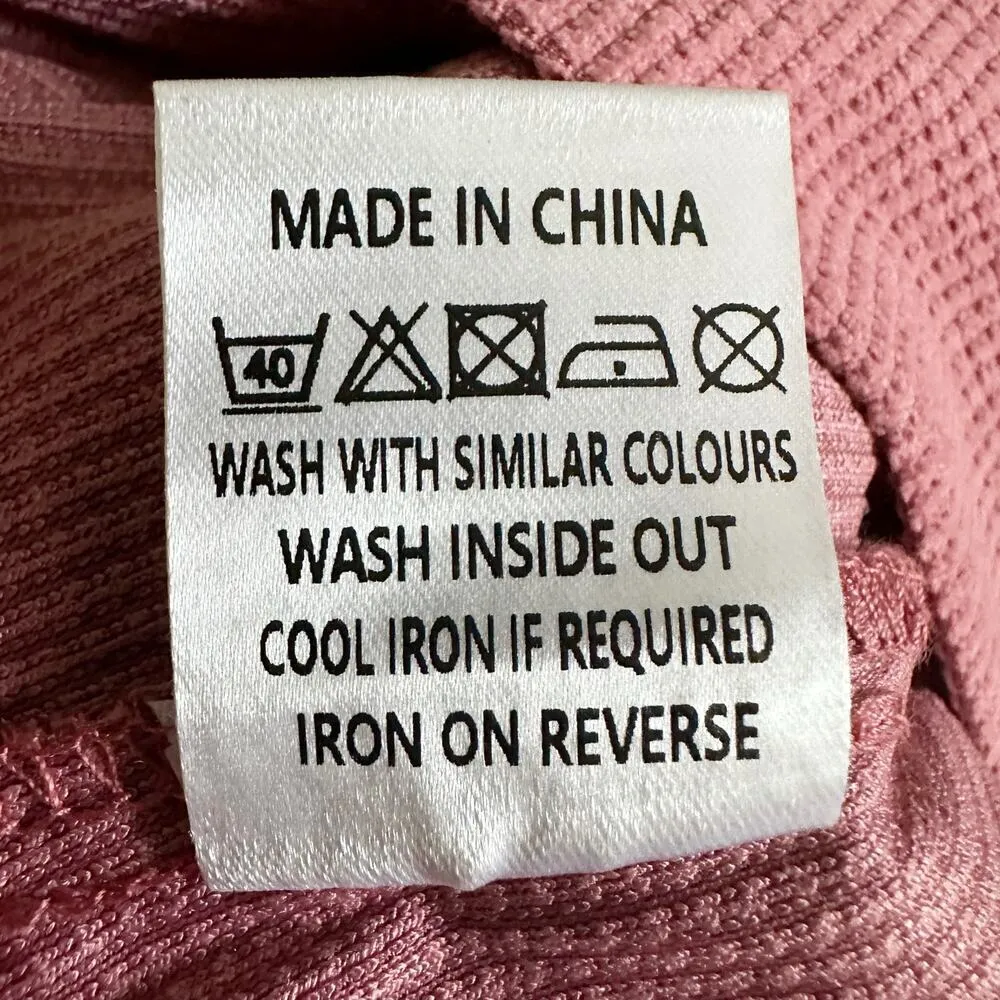 Area Stars Waffle Cargo Jogger Pants Size Small Mauve - Image 5