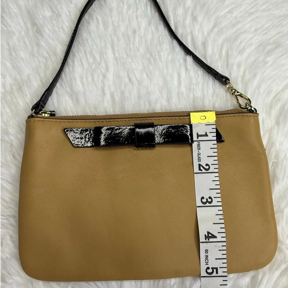 Kate Spade New York Creamy Caramel Brown Mini Purse Wristlet - Image 8