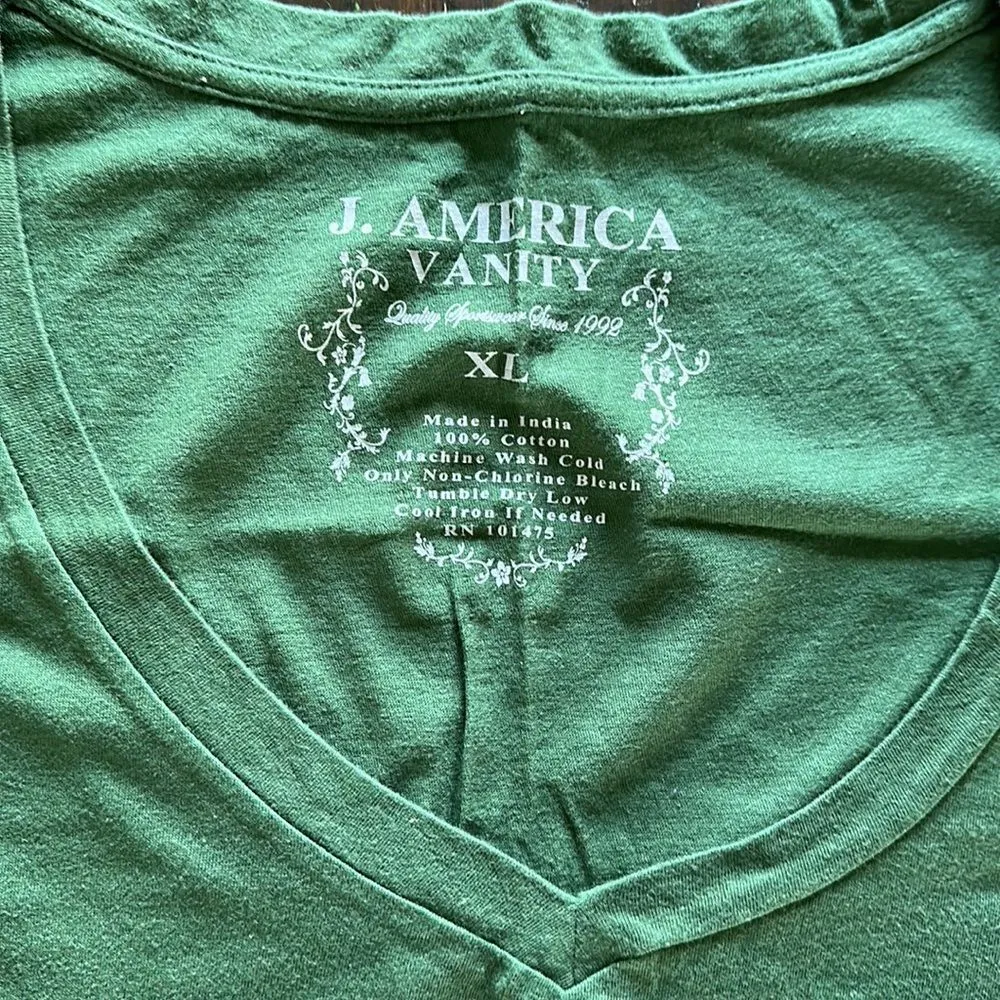 Michigan State University Spartans Tee Shirt V-Neck (246) - Image 3