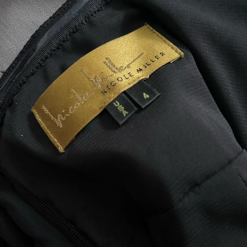 Nicole Miller Ruched Strapless Dress - Image 4