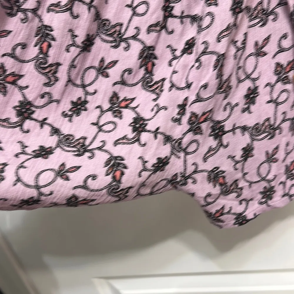 Free People Purple‎ Smocked Tie Front Jumpsuit - Image 5