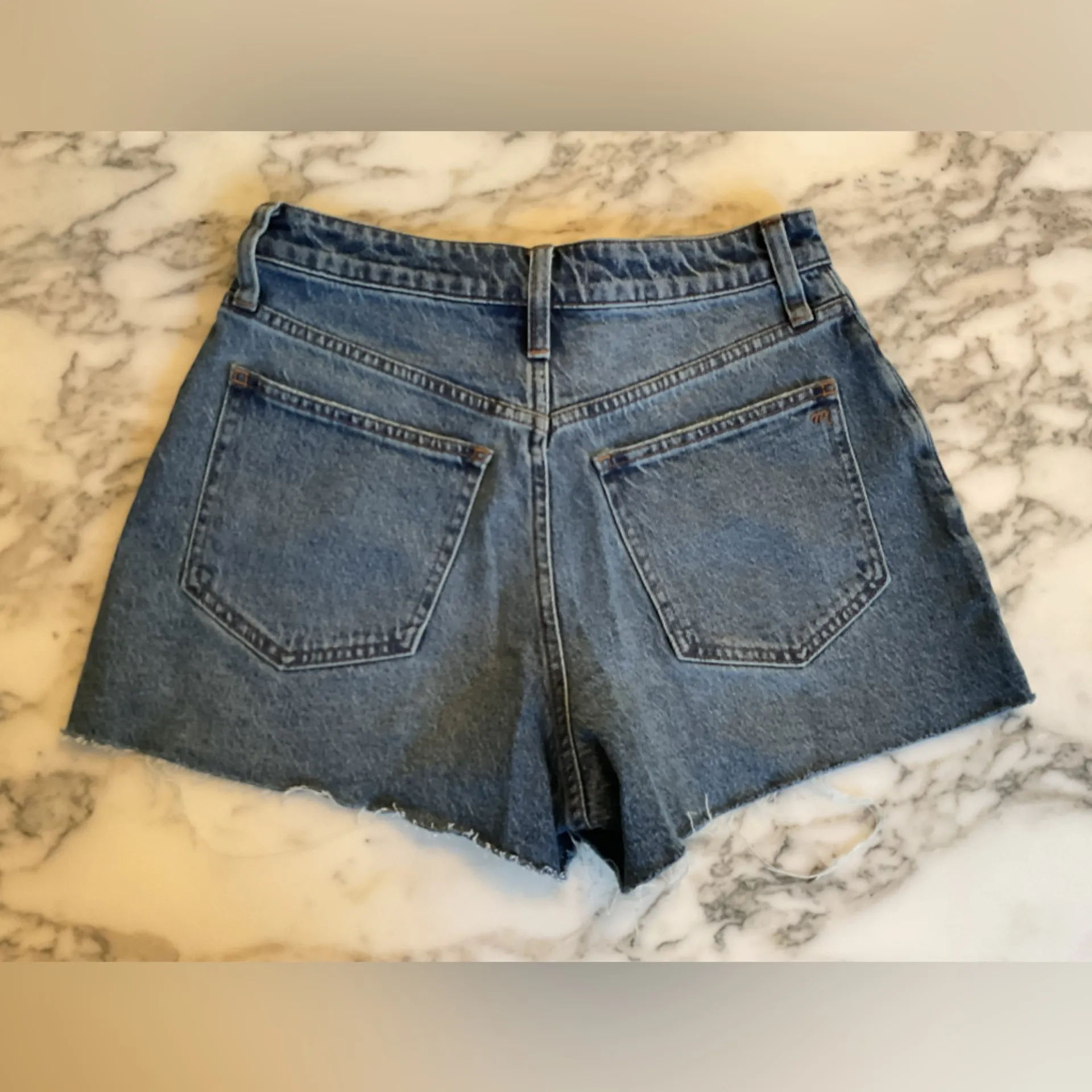 NWOT Madewell The Curvy Perfect Vintage Jean Short Sz 26 broken zipper - Image 6