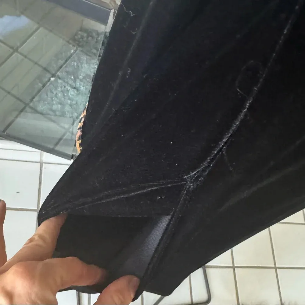 Vintage Amanda Stewart intimates animal print leopard cheetah house robe velour Black Size undefined - Image 6