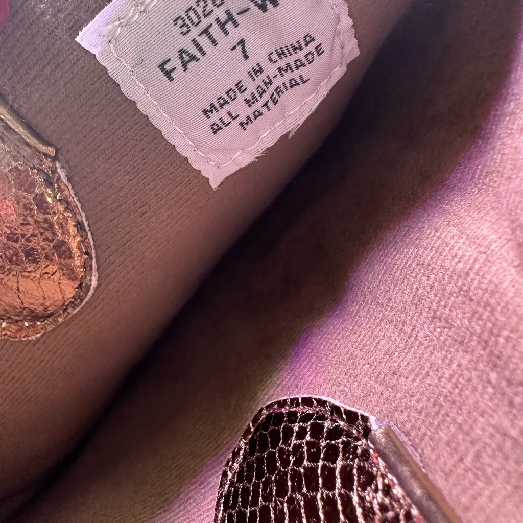 Michael Stars Metallic Heeled Boots - Image 8