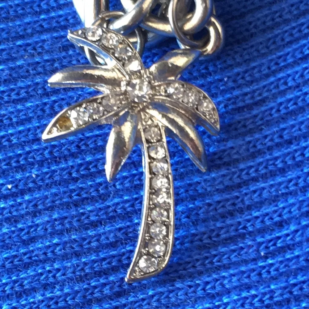 Ladies’ Palm Tree Charm Bracelet w/ Toggle Clasp - Image 2