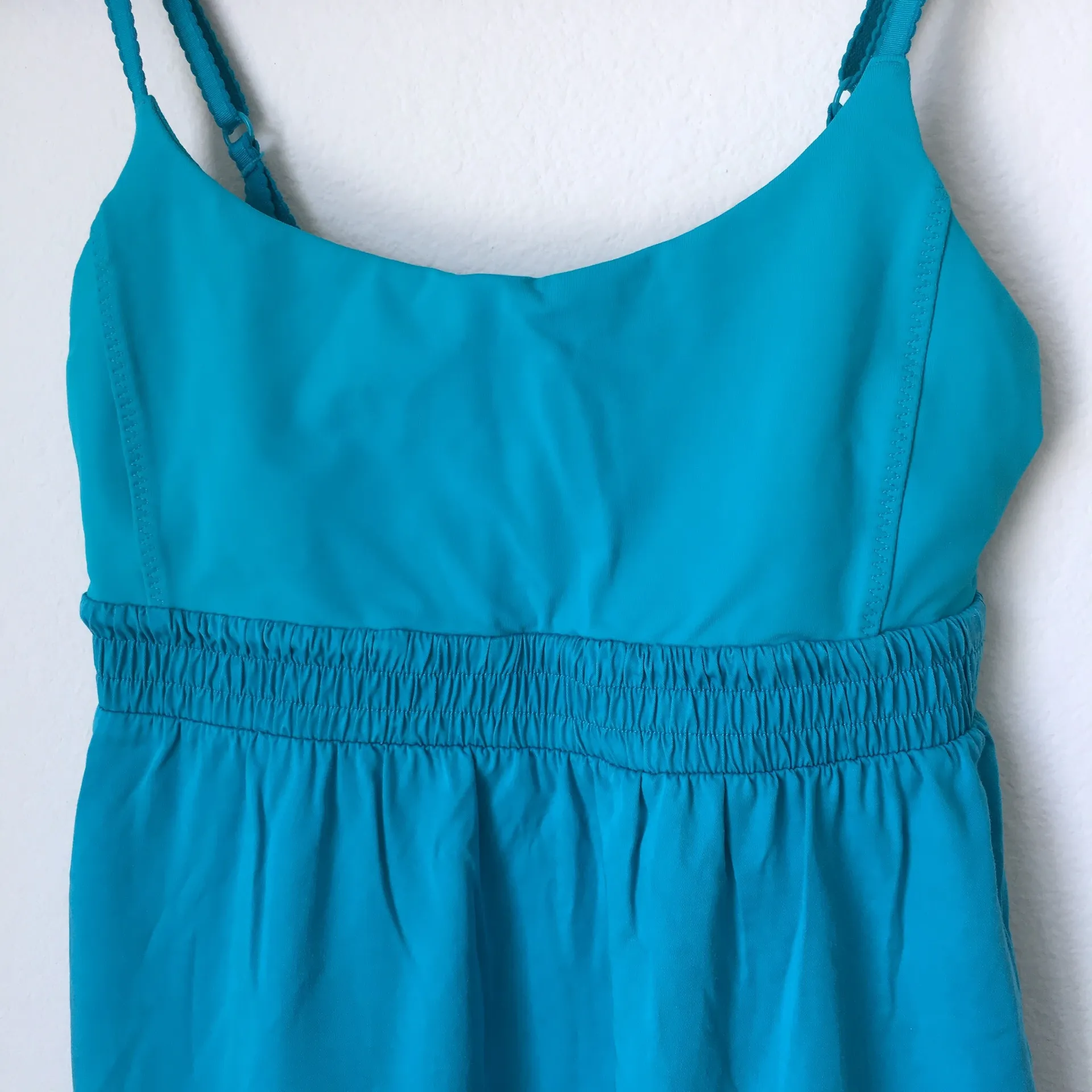 Bliss Athletic Tank Top Teal Blue - Image 4