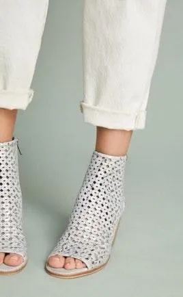 Antropologie Silent D Joey Metallic Woven Shooties   - Image 3