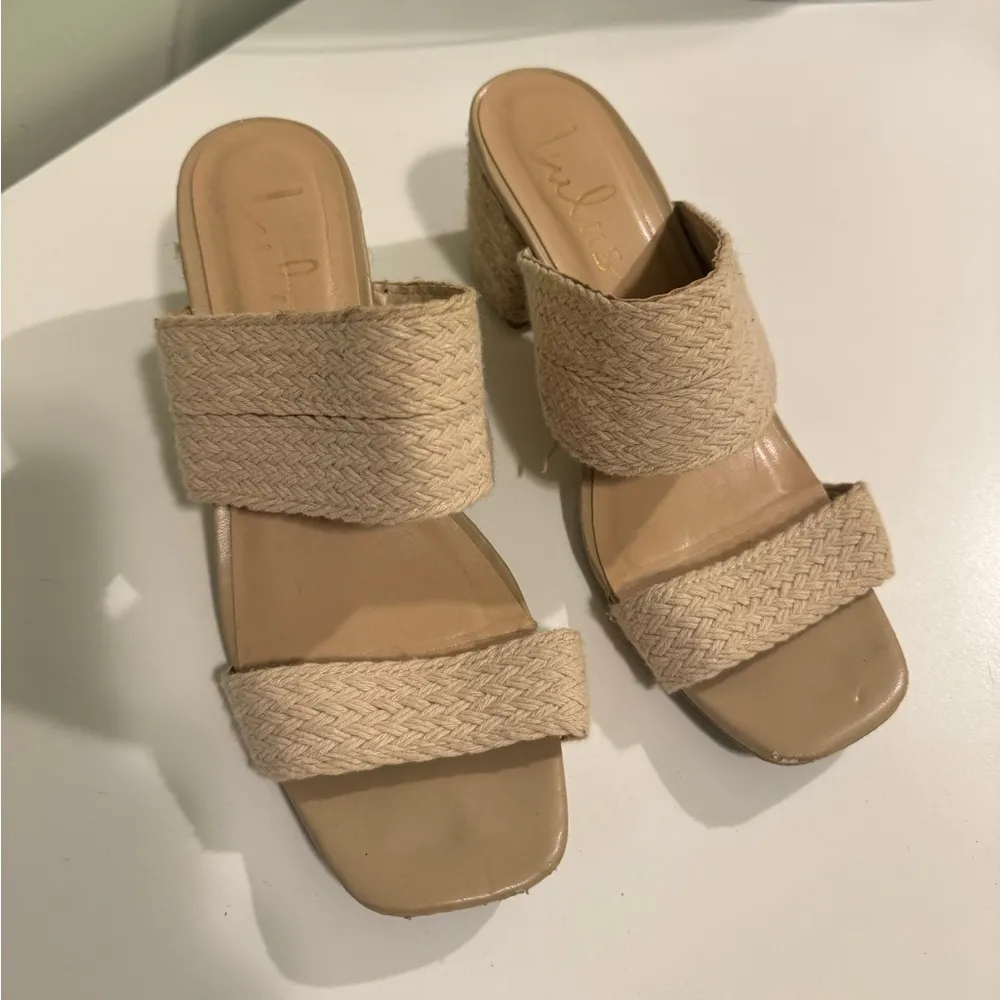 Lulu's Alexis Beige Espadrille High Heel Sandals - Image 5