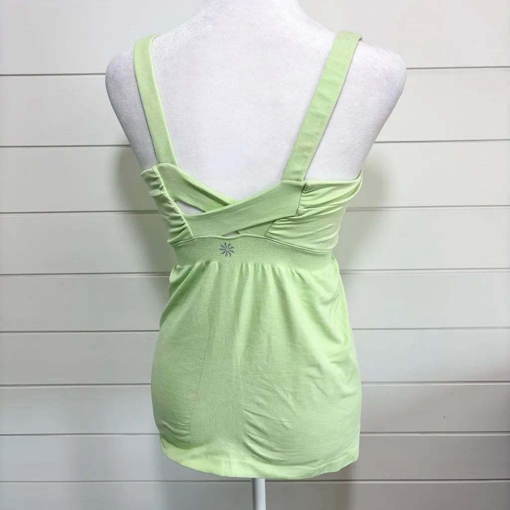 Athleta neon lime yellow‎ tank Size M - Image 3