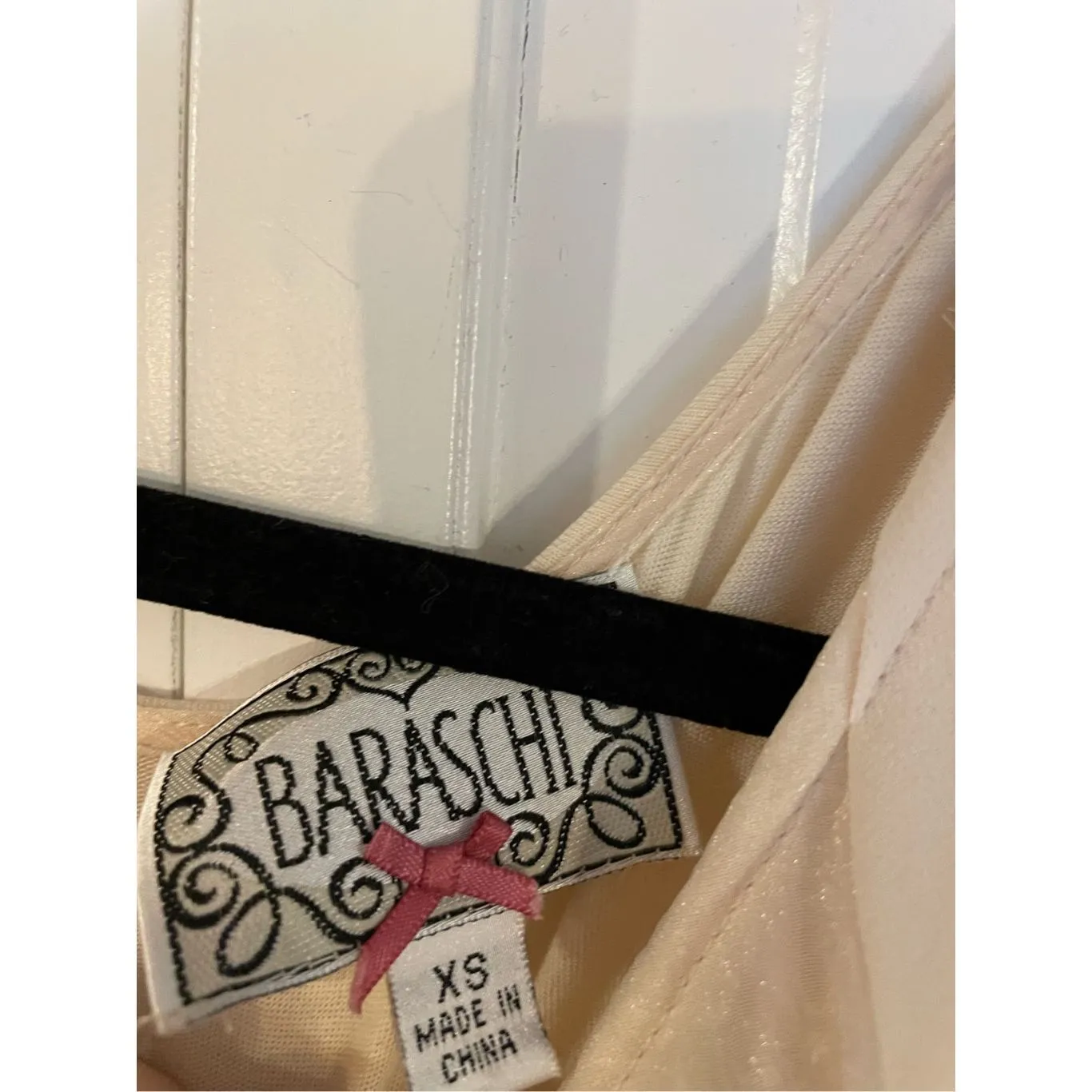 Anthropologie Yoana Baraschi ivory rosette sleeveless blouse size xs - Image 4