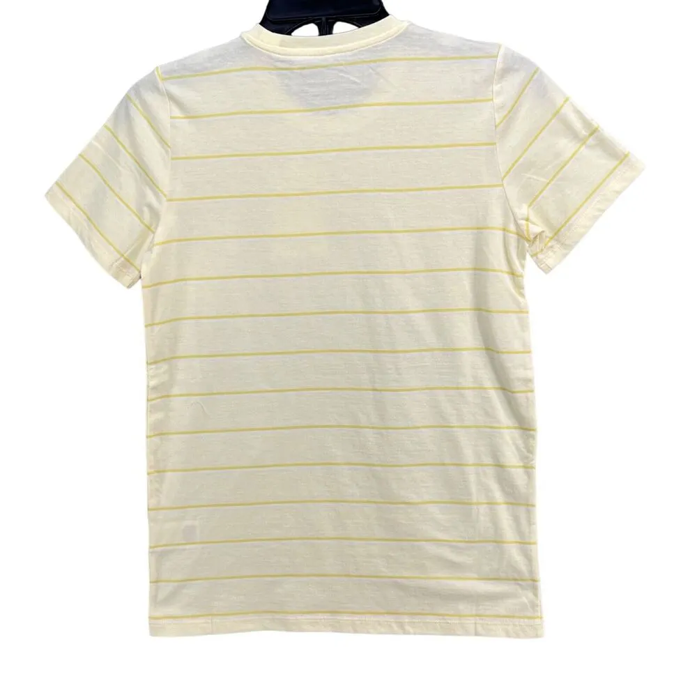 Everlane T Shirt Womens S Butter Yellow Striped Organic Cotton Preppy Casual NEW - Image 4