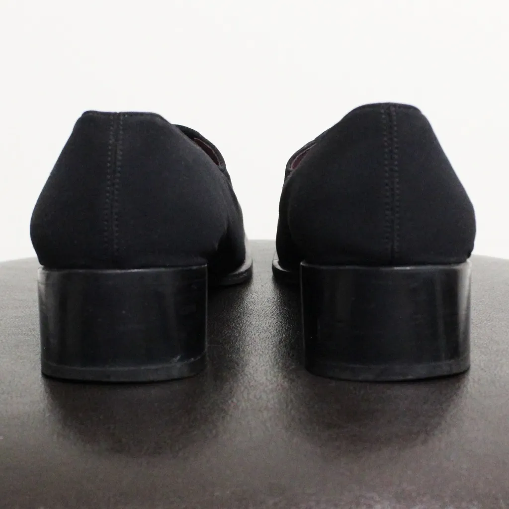 Salvatore Ferragamo Sport Black Nylon Square Toe - Image 5