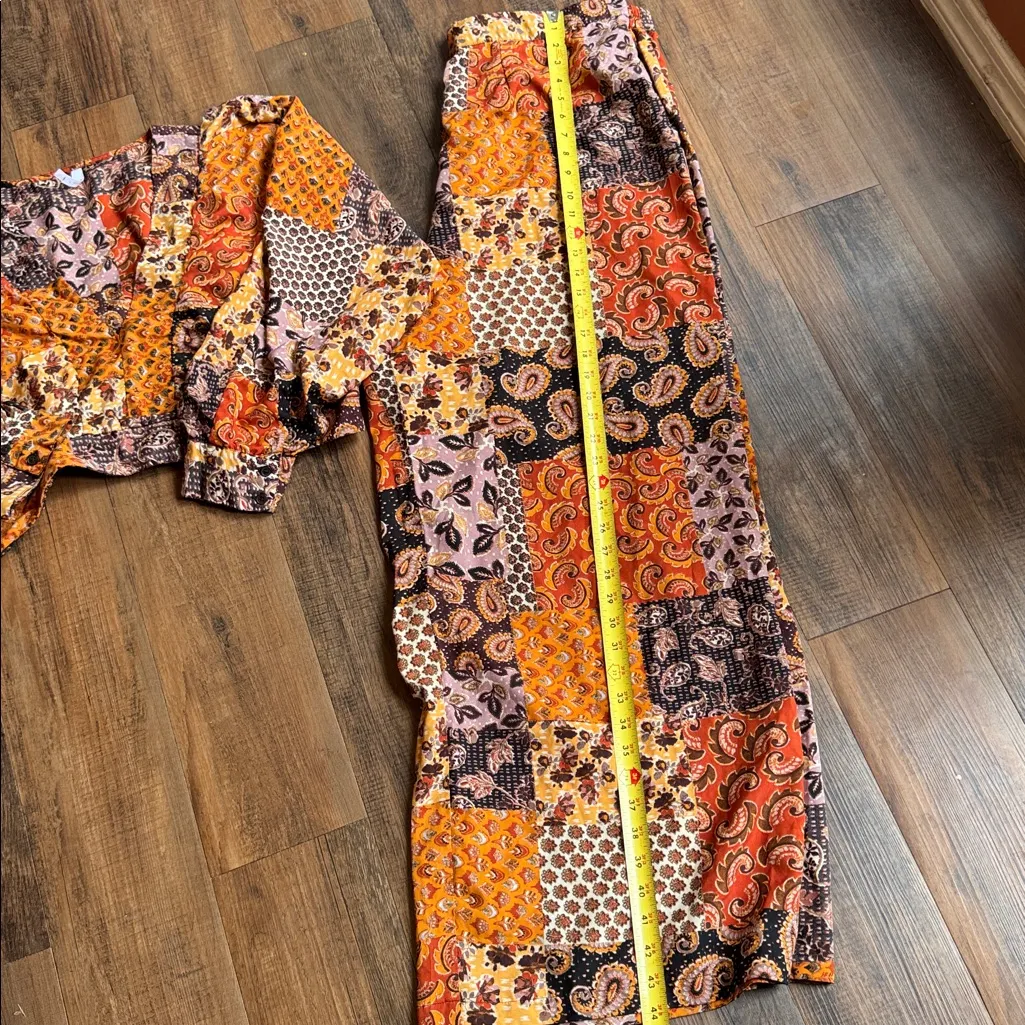 Truth Multicolor Patchwork Design Orange Size 2X - Image 14