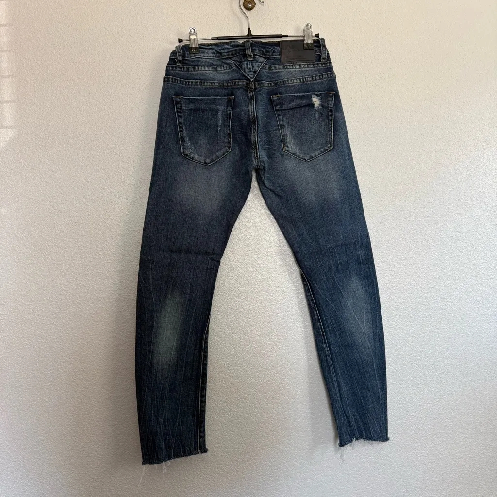 One by One Teaspoon Hoodlums Bowed Leg Skinny Jeans 27 - Image 7