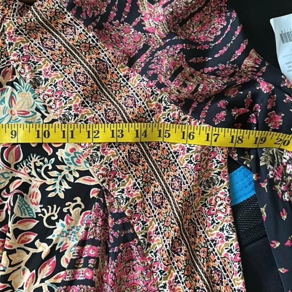 Free People Stevie Printed Long Sleeve Tunic Dress, Size S - Image 8