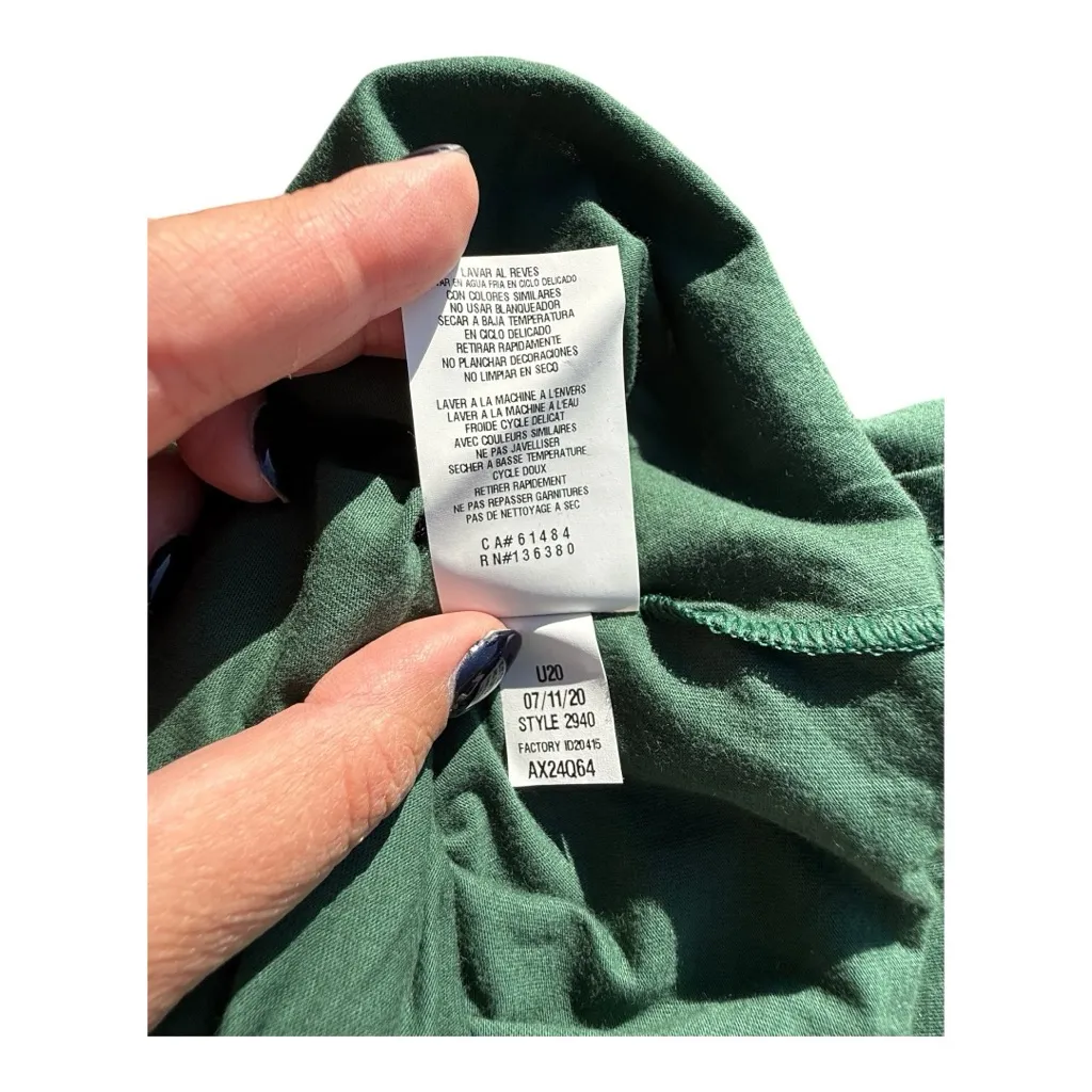 Green Bay Packers NFL Women’s V-Neck Team Apparel T-Shirt Size L NWT - Image 5