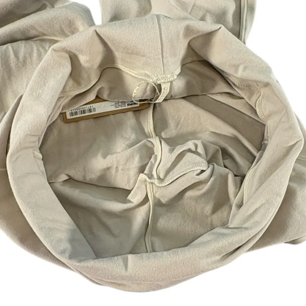 SKIMS Cotton Jersey Fold Over Pants Women’s Large Stone Beige NWT Athleisure - Image 6