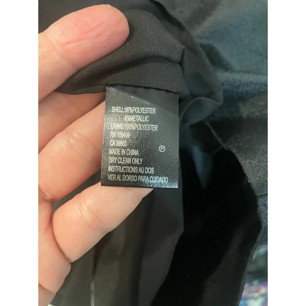 NWT Tahari Arthur S. Levine size 6 party dress Black - Image 13