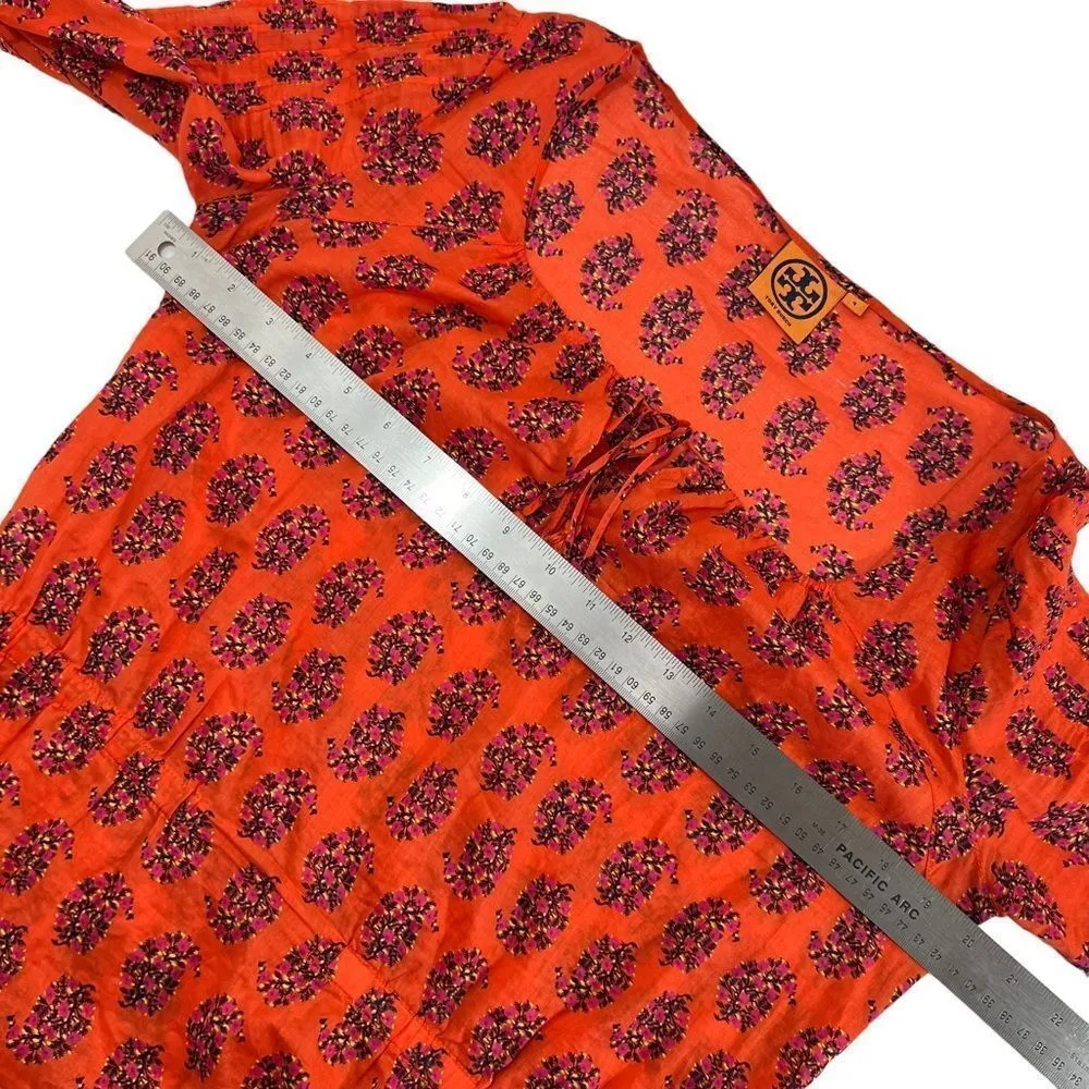 Tory Burch Evelina Tunic Floral Print Top - Image 11