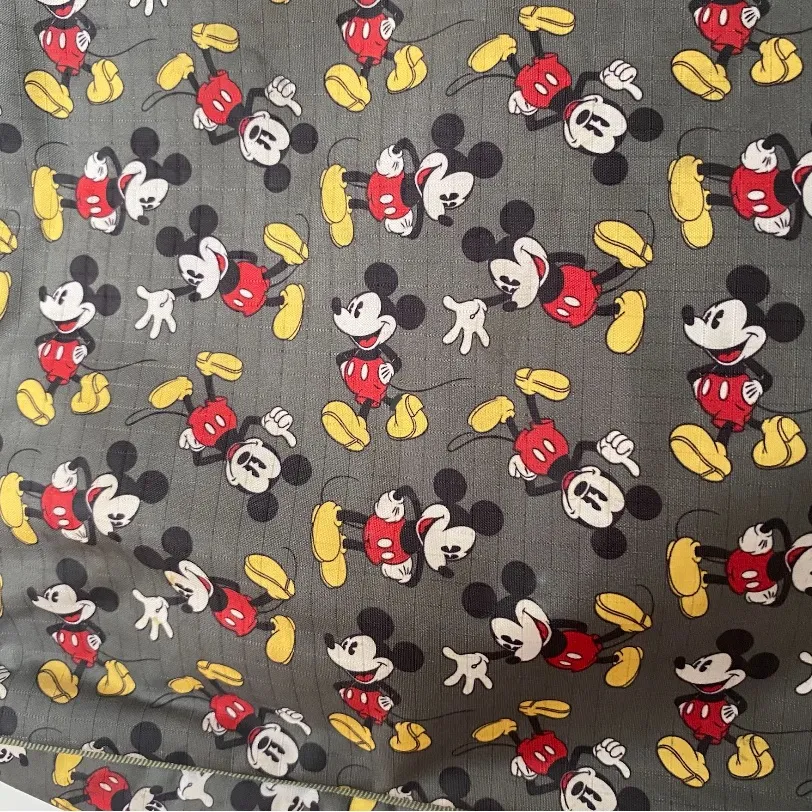 Disney Gray Shoulder Bag with Mickey Mouse Design - Image 3