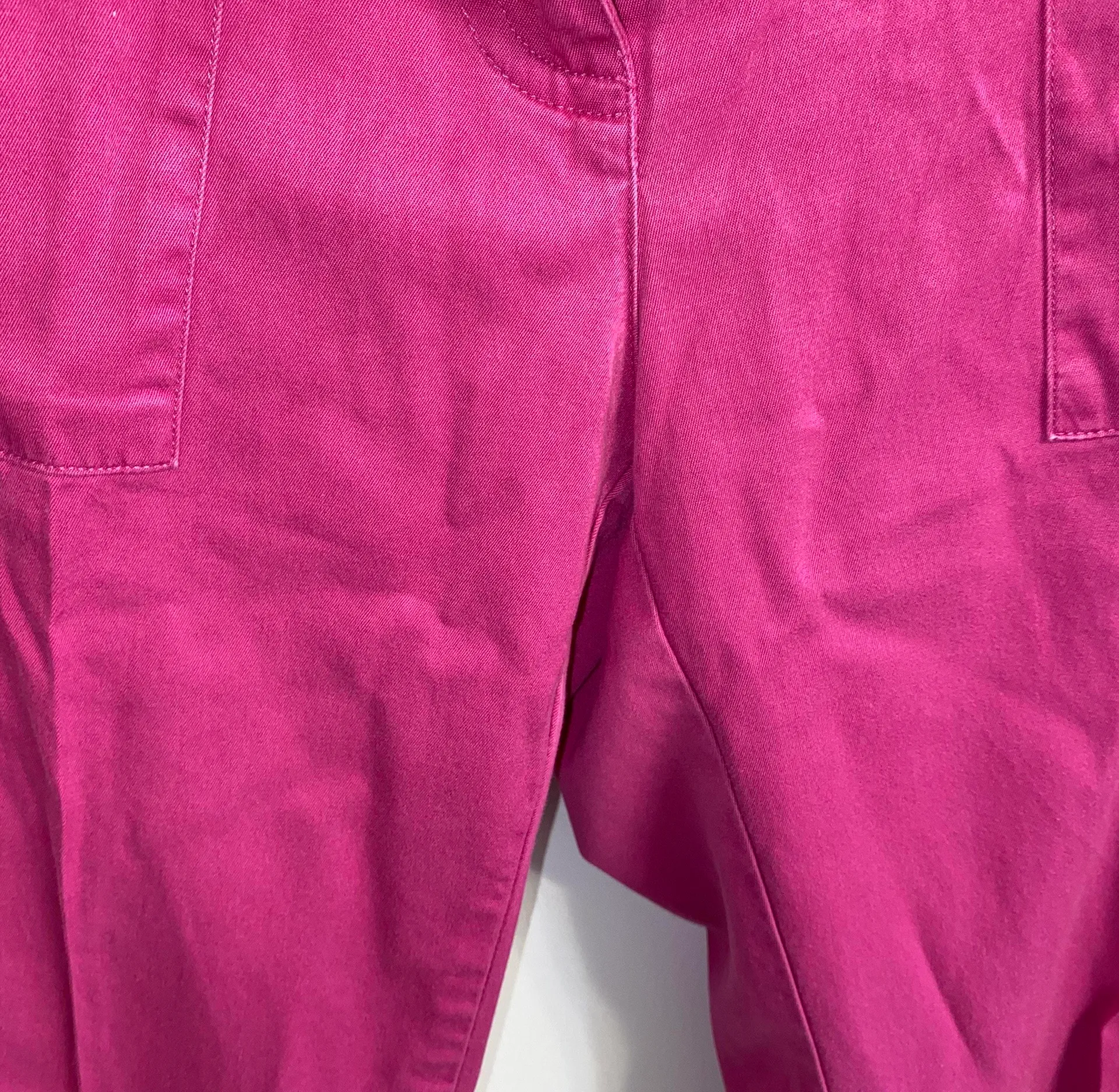 PRE OWNED  Pink Casual Cropped Pants 2 - Image 7