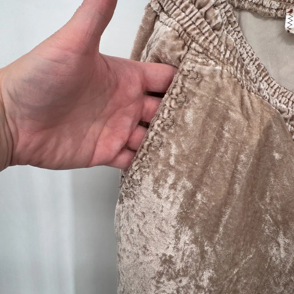 Hei Hei Fairy Boho Burnout Velvet Wide Leg Lounge Pants MP Pink Coquette‎ Size undefined - Image 10