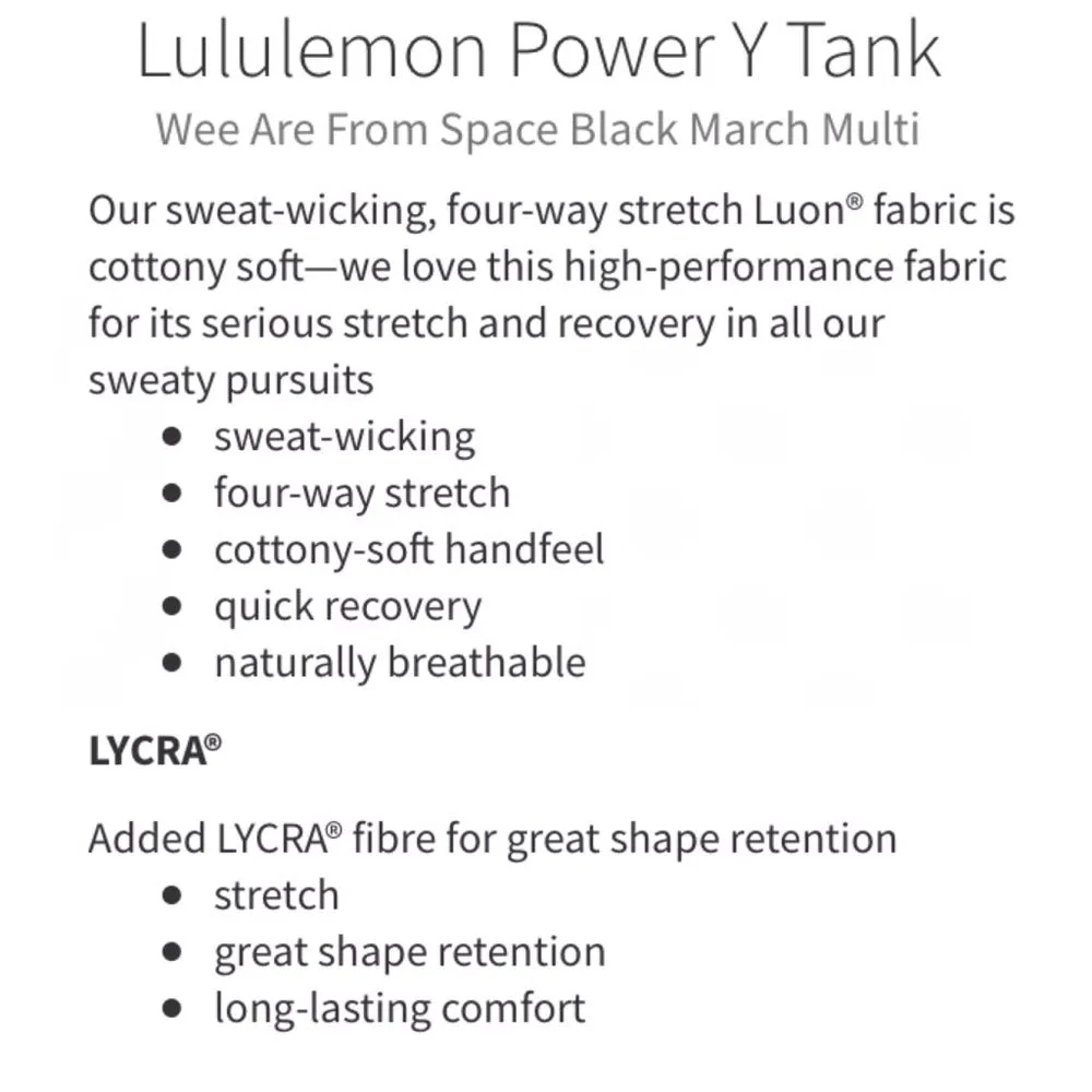 Lululemon Wee From Space Power Y Tank 8 - Image 10