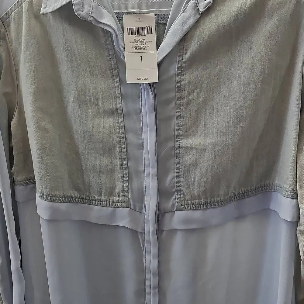 Chico's Black Label Blouse NWT, Size 1 CHICO'S, Size M (8-10) U.S. - Image 7