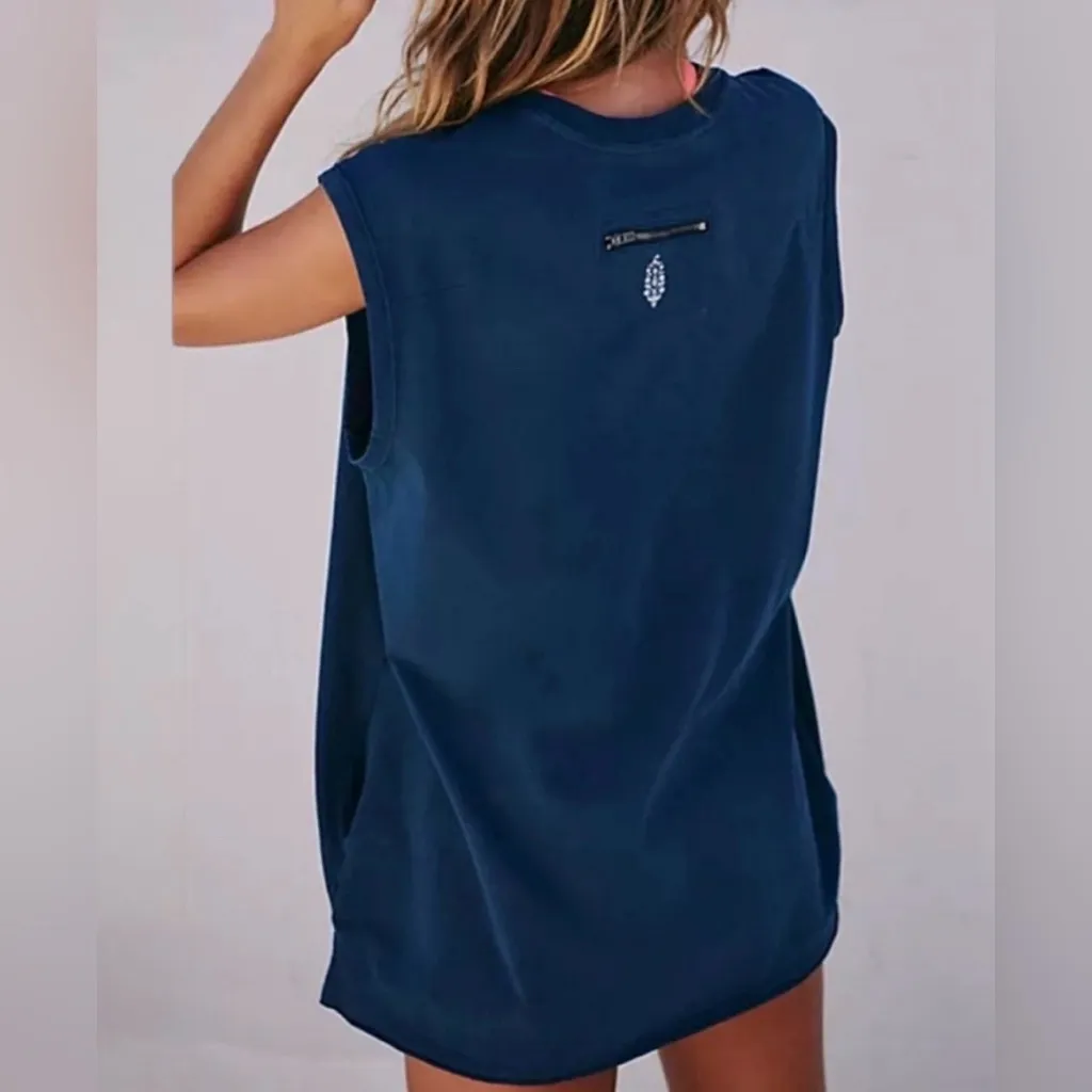 Free people movement hot shot micro set midnight navy NWT Blue Size XS - Image 2