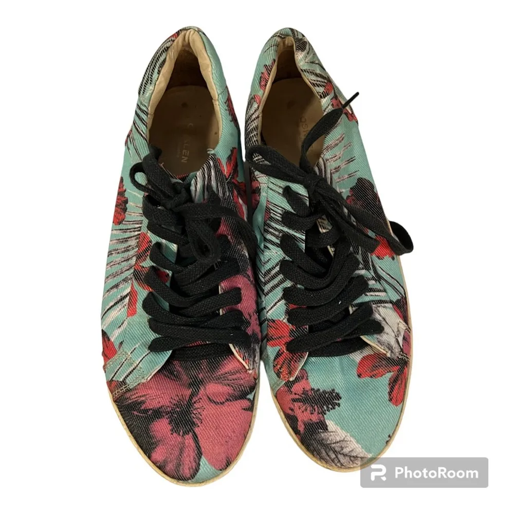 Osklen Floral Shoes Blue Size 6 - Image 2
