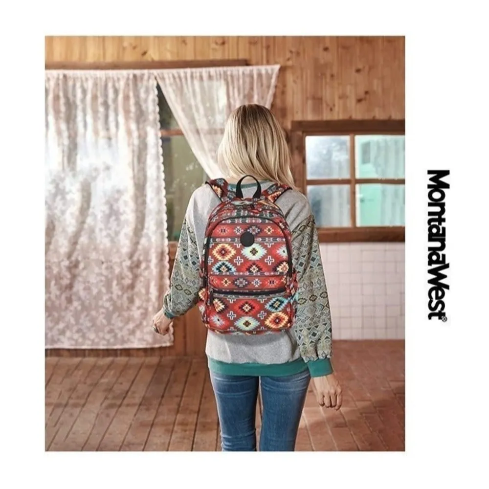 AZTEC DARK RED BACKPACK NWT - Image 3