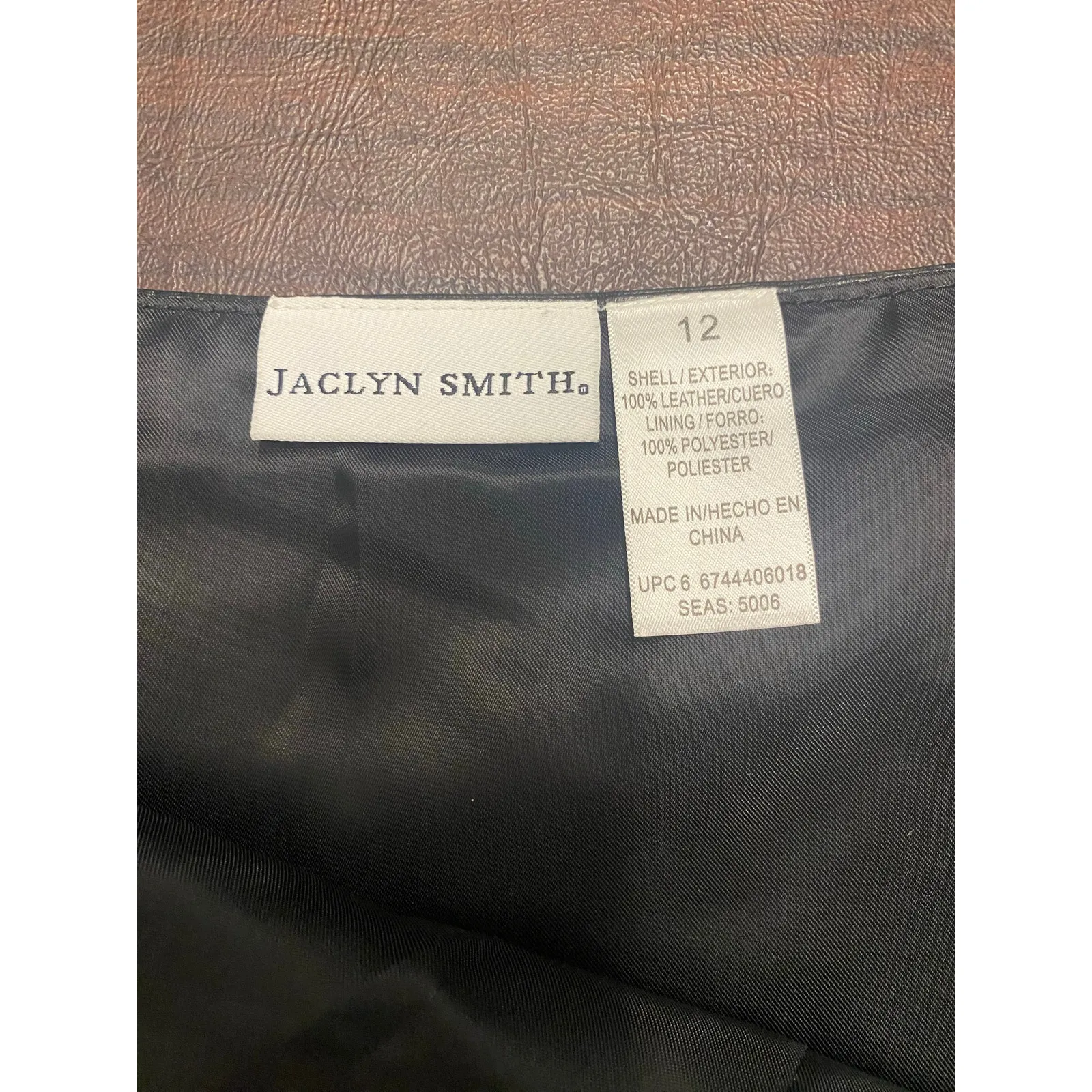 Black Leather Skirt Women’s Size 12 24”‎ Length Lined Classic Capsule Holiday - Image 8