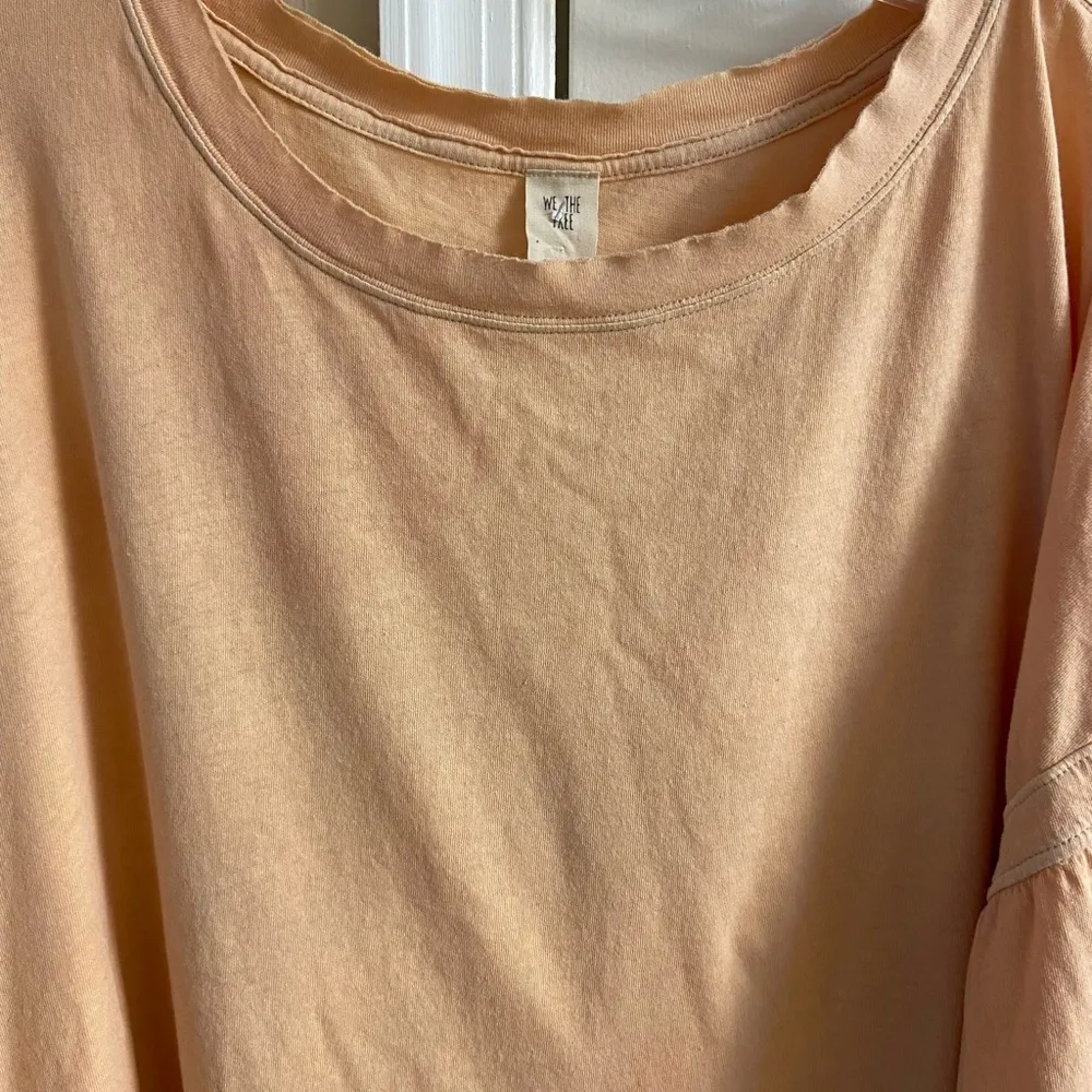 We The‎ Free Sugar Rush Top Balloon Sleeves Light Orange Large - Image 4