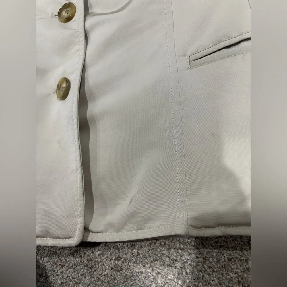 Brooks Brothers Quilted Down Jacket Size 8 Tan Light Jacket Jacket Neutral - Image 8