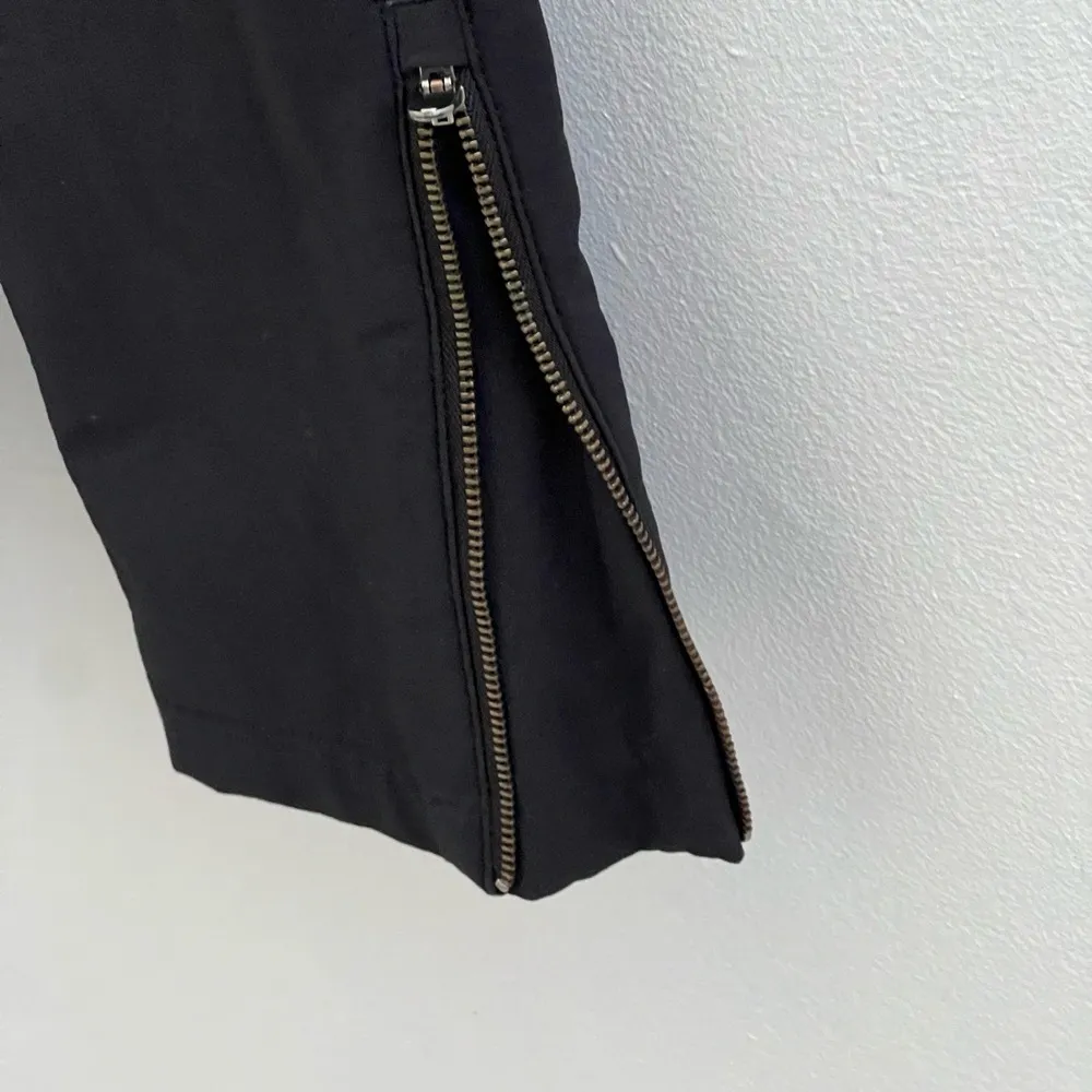 Athleta Hiking Black Wander Skinny Pants Ankle Zip Size 6 Black Womens NWOT - Image 9