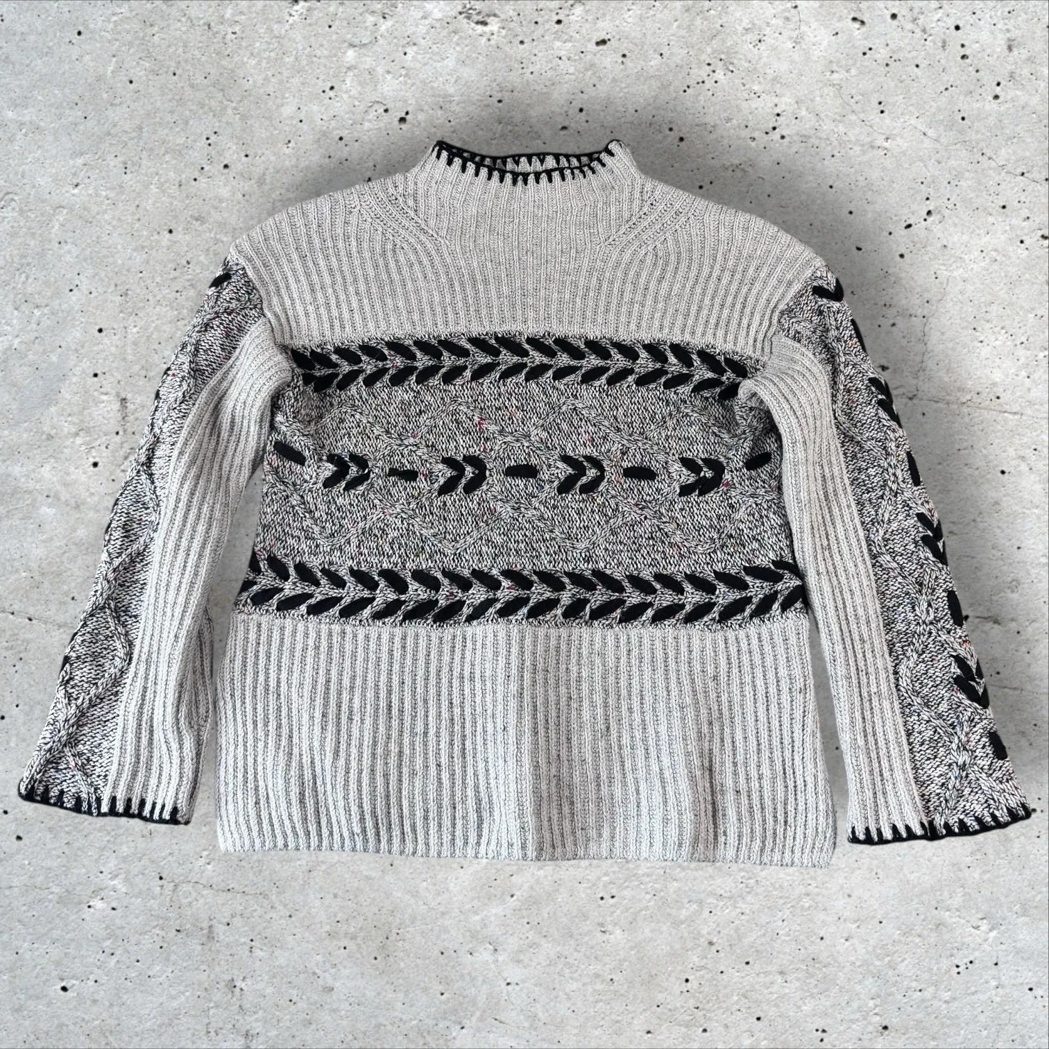 RAILS RAINI HEATHER CABLE KNIT PULLOVER JUMPER SWEATER SIZE S‎ - Image 4