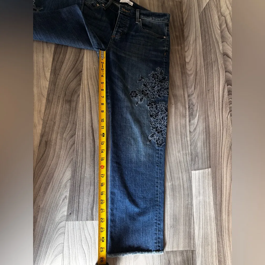 Loft  Blue Ankle Cropped Jeans - Image 8