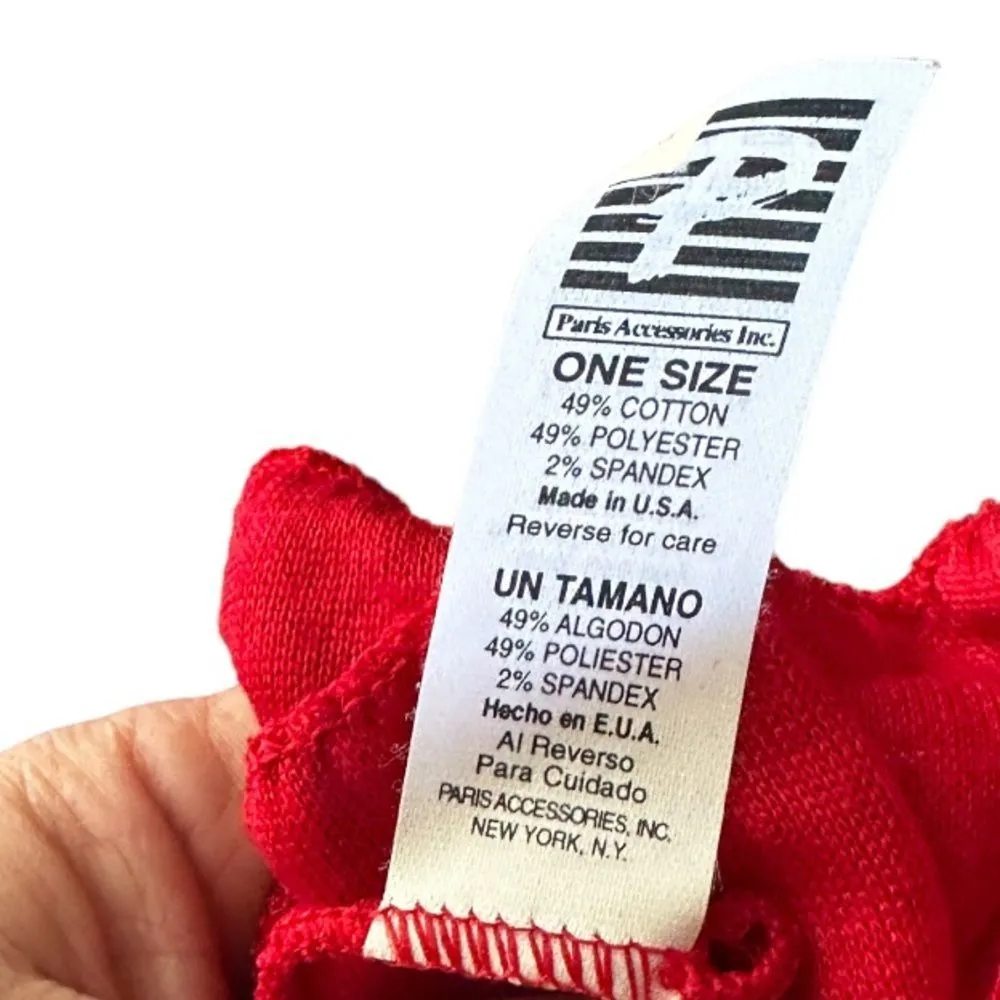 Vintage Paris‎ Accessories Red Dickie Size undefined - Image 4