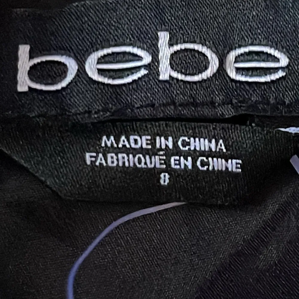 Bebe Ruched Metallic Mini Skirt Size 8 - Image 9