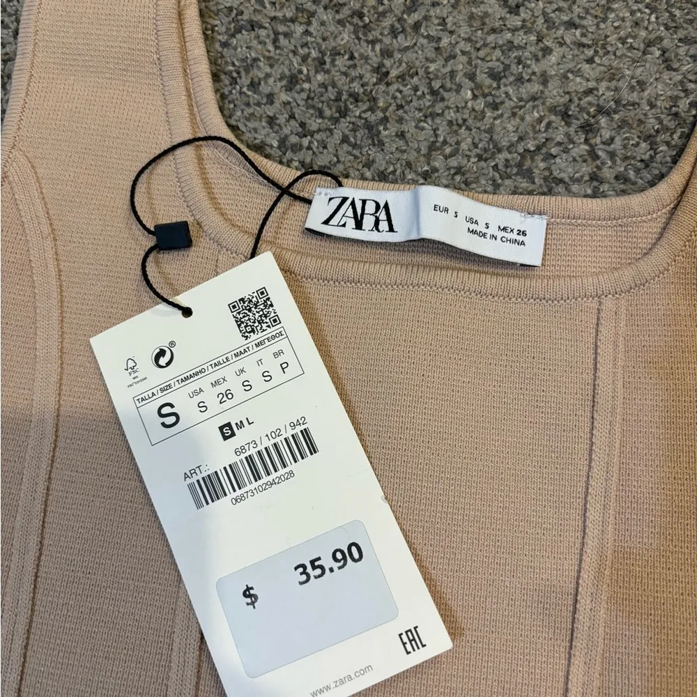 Zara Knit Corset Top - Image 2