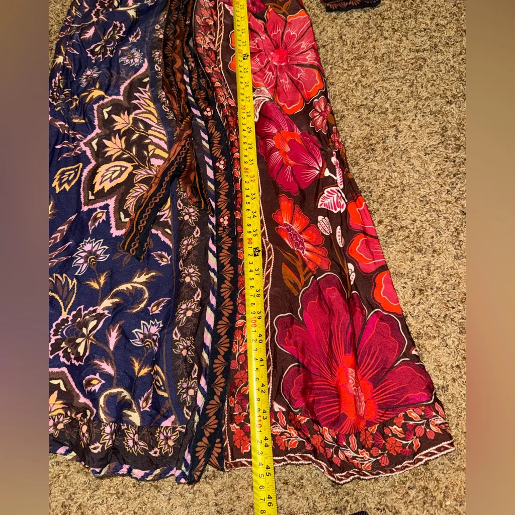 FARM Rio Miranda Mix Chemise Mix Print Midi Dress Size XS - Image 11