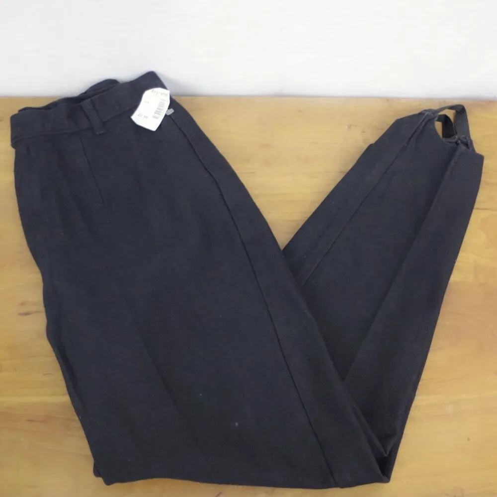 New Old Stock Riding Style Black Stretch Jeans 14 - Image 4