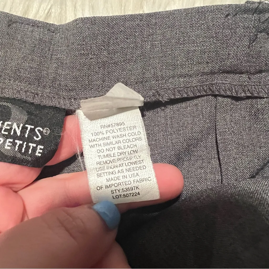 Vintage Requirements Trousers Gray Pleated 4P - Image 8