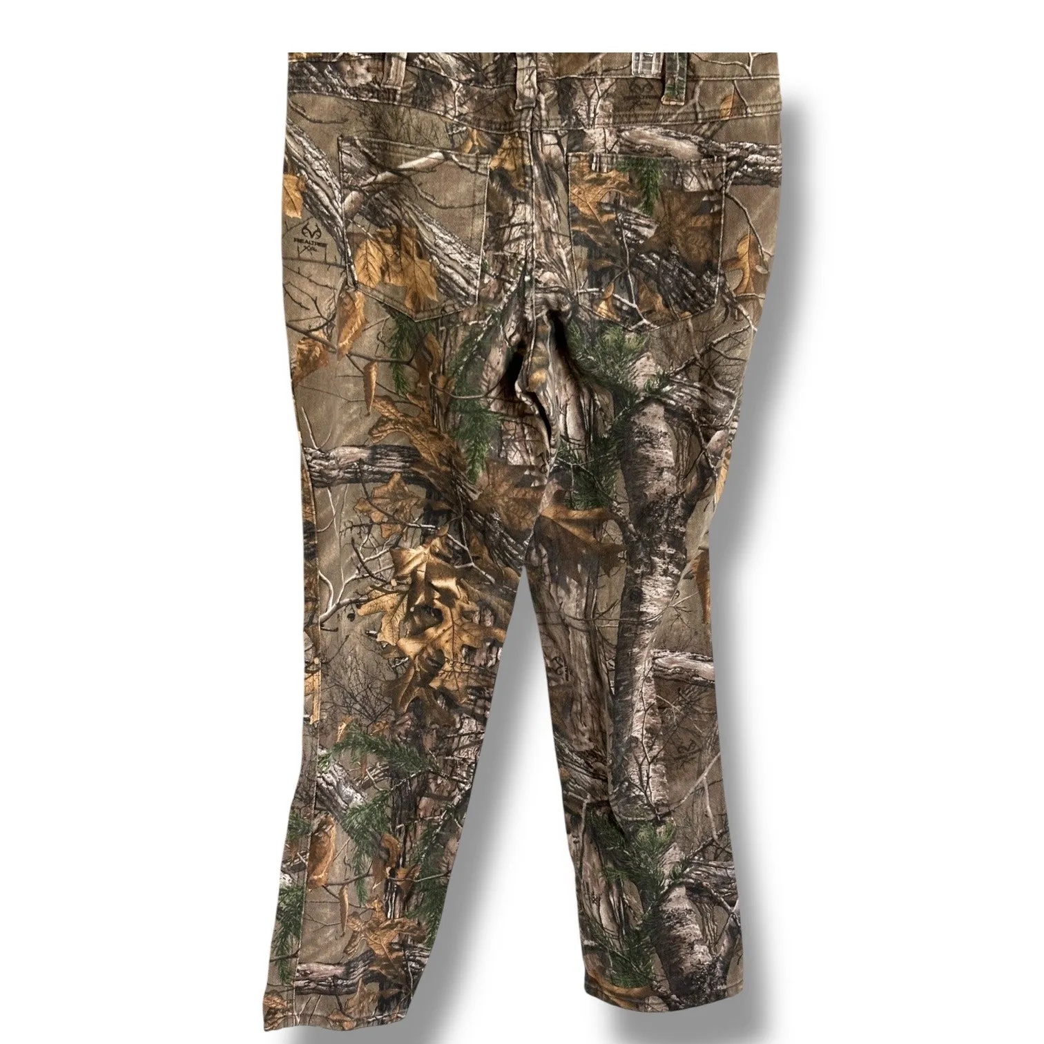 RealTree Women's Camo Camouflage Pants Jeans Pink Denim‎ Size 16 - Image 3