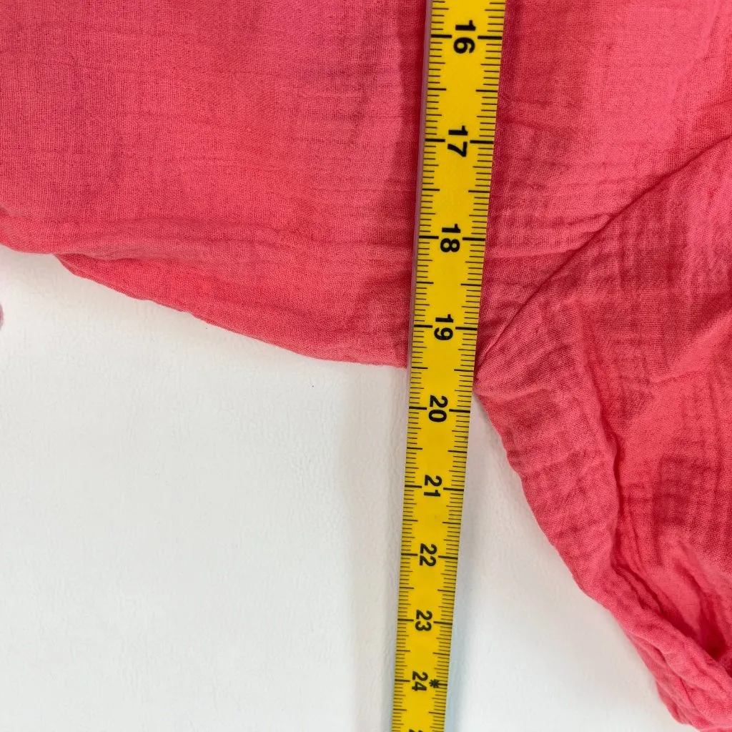 NWOT Boden Ada Double Cloth Cotton Pink Shirt Dress Size 8 Knee Length - Image 12