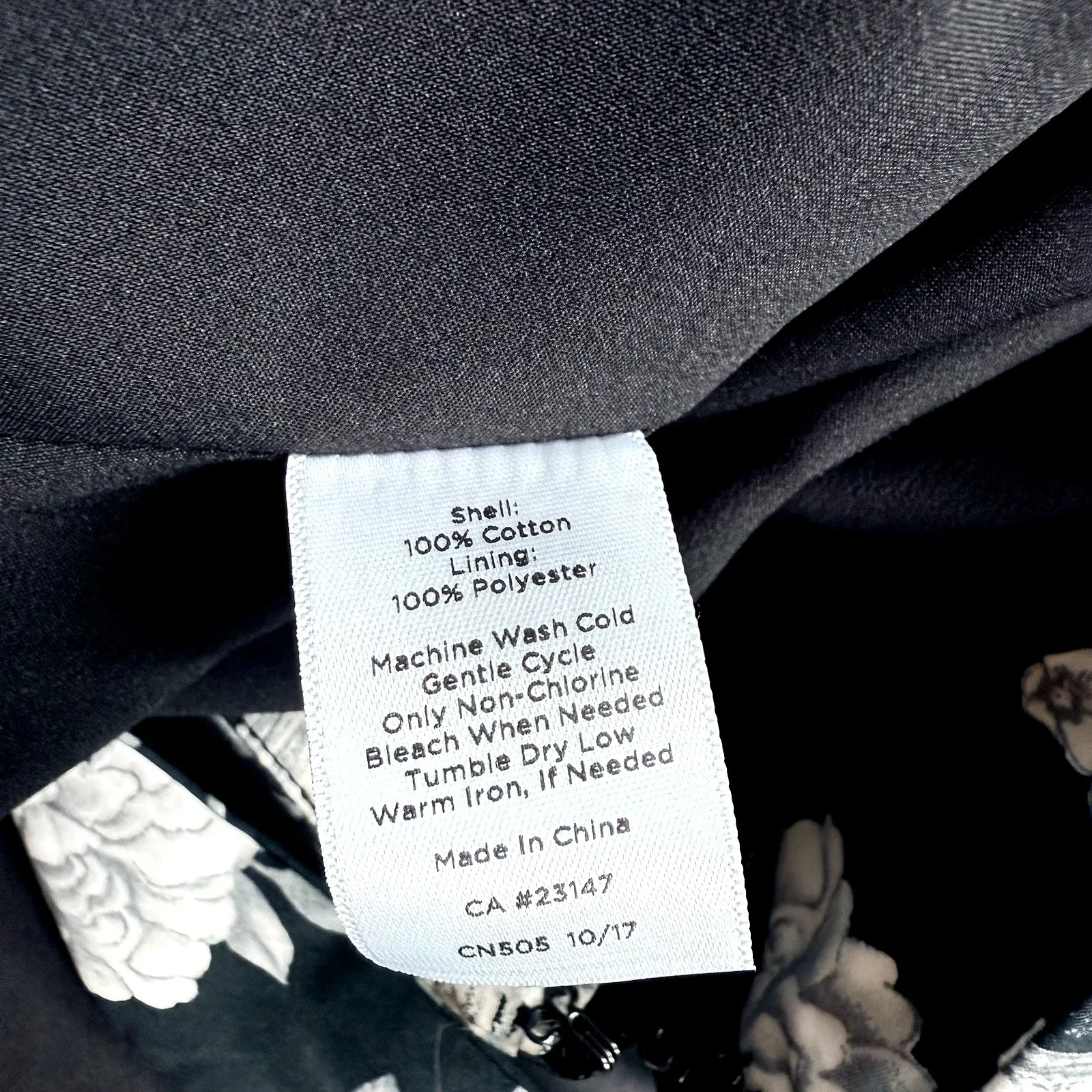 Talbots Skirt Women 2 XS Floral Bird Print A Line Midi Scalloped Hem Coquette - Image 7